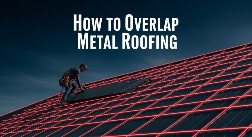 How to overlap metal roofing