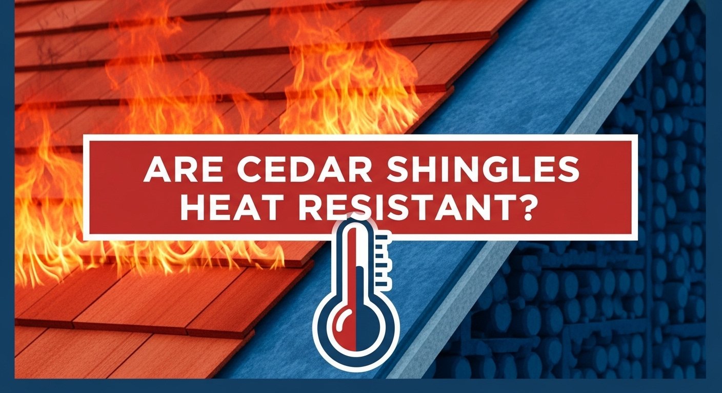 are cedar shingles heat resistant