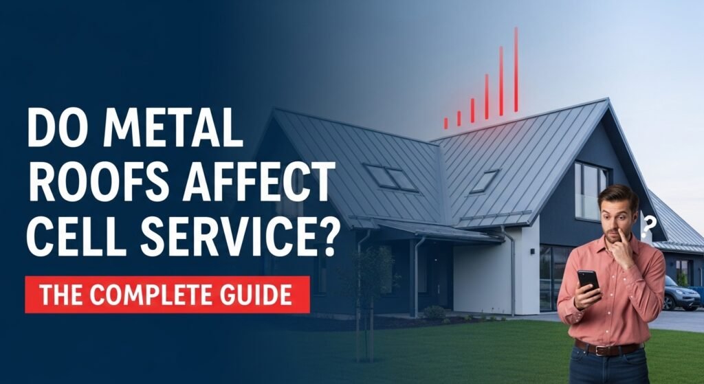 do metal roofs affect cell service?
