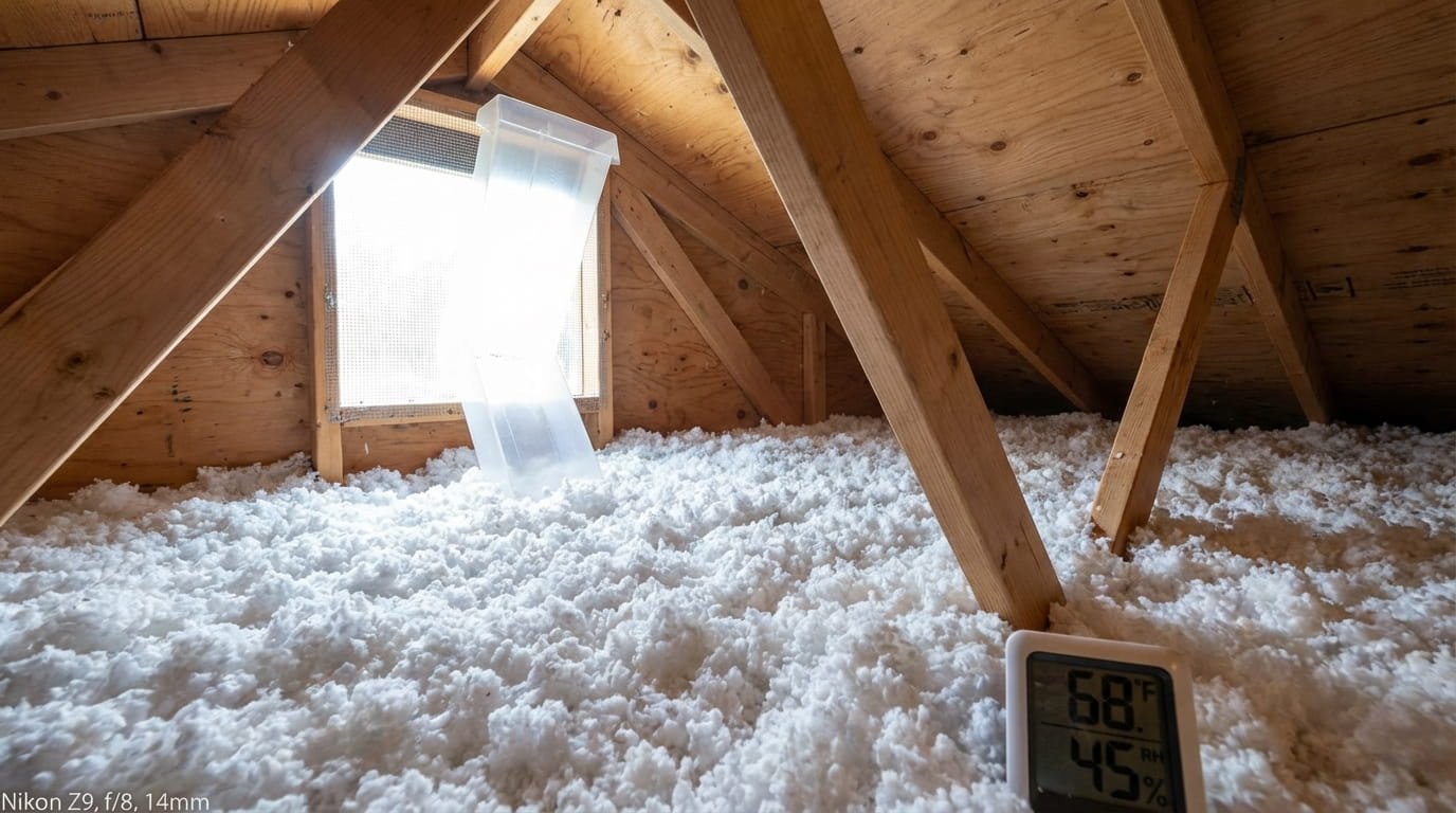 Proper attic insulation and soffit ventilation to extend roof life.