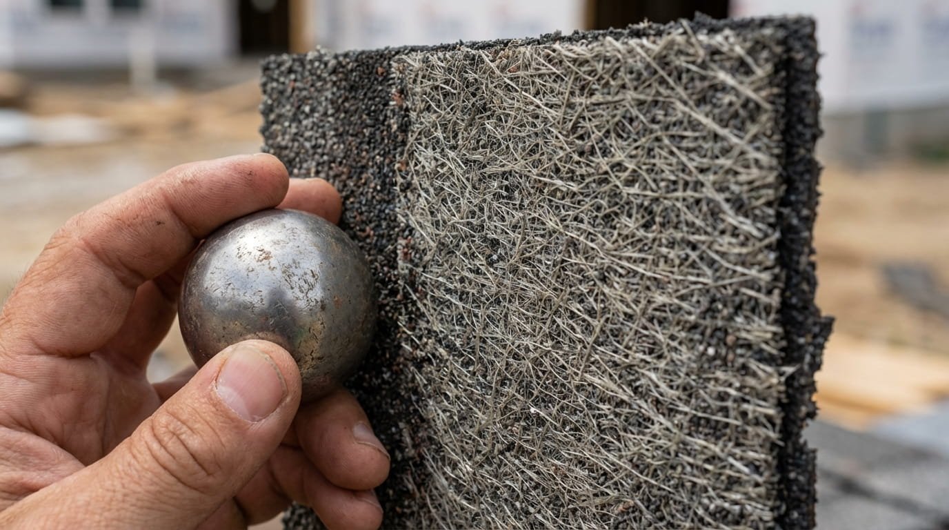 UL 2218 Class 4 impact-resistant shingles for hail and storm protection.