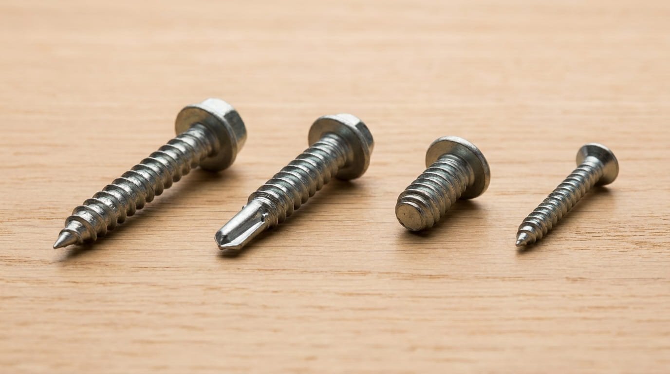 Types of Metal Roofing Screws